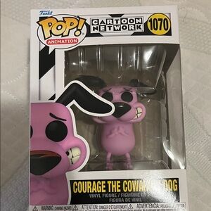 Funko Courage the Cowardly Dog Pink and Black Figure